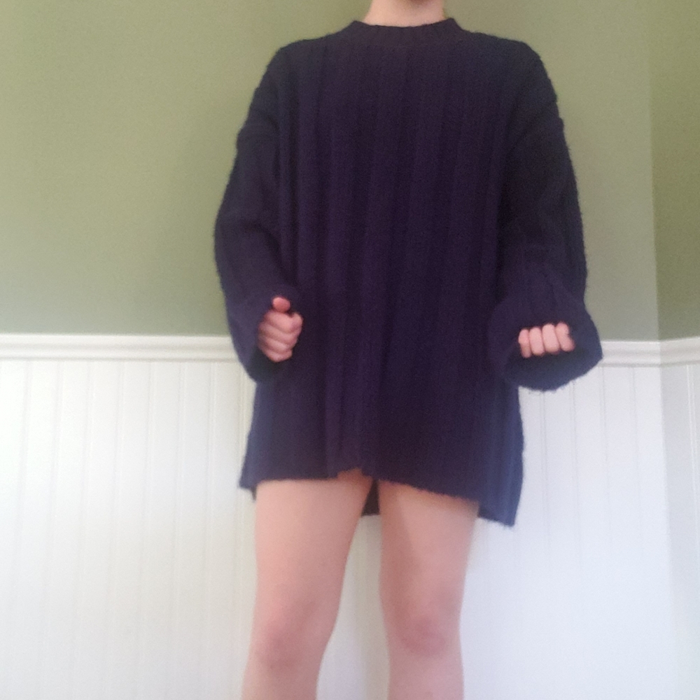 Navy blue sweater
